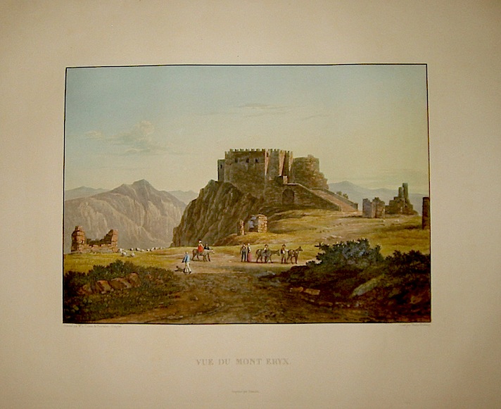  Vue du Mont Eryx 1822-1826 Parigi 